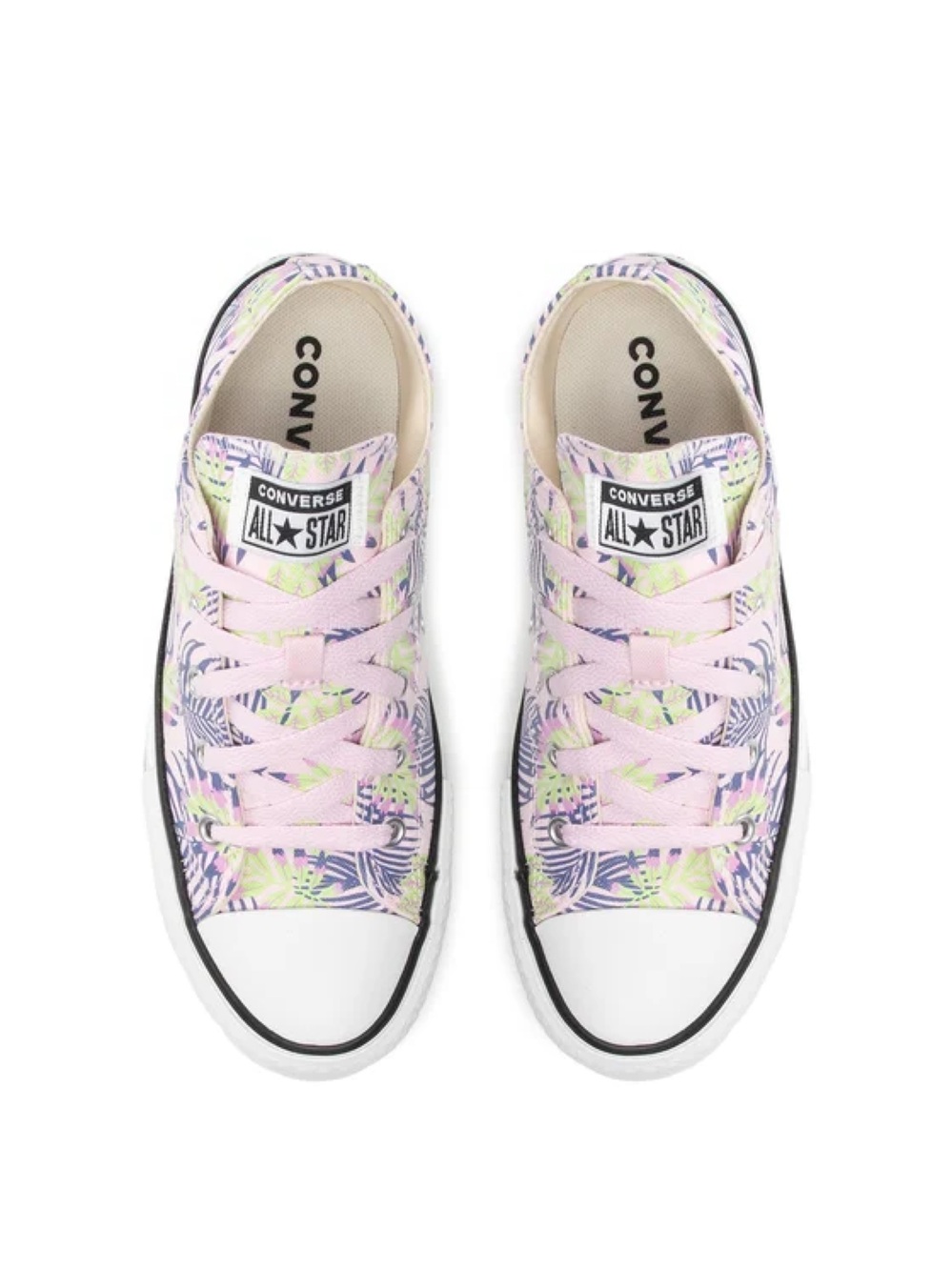 Converse Chuck Taylor All Star Eva Lift Low Platform Sneakers with Palm Design
